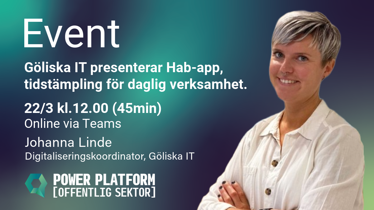 Göliska IT presenterar Hab-app, tidstämpling för daglig verksamhet.