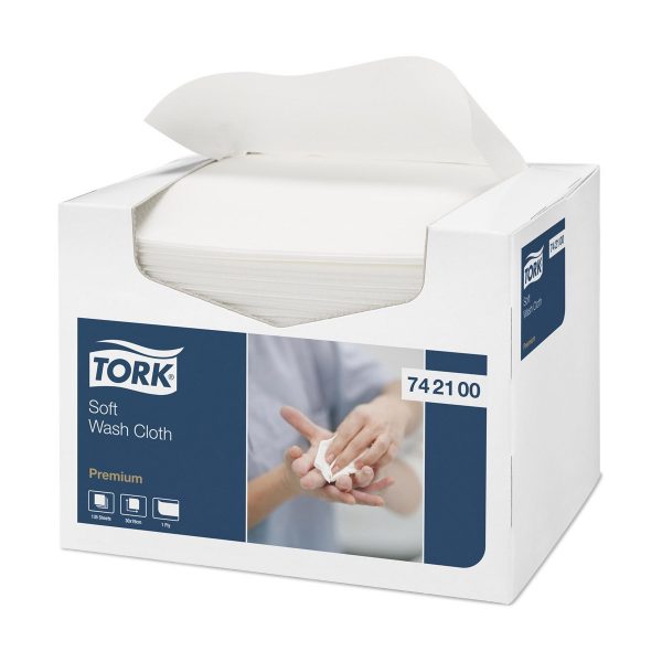 Tork Premium Vaskeklut "Soft Wash" (742100)*krt a 8 pk a 135 ark