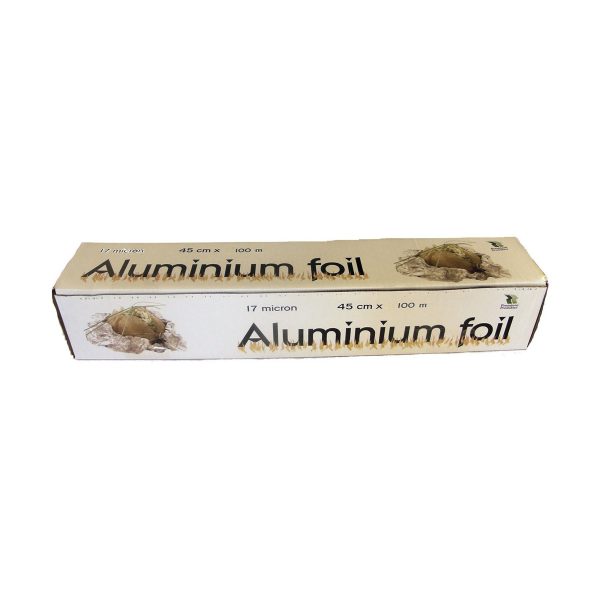 Aluminiumsfolie 45cm, rl a 100mt Tykk type 17micron