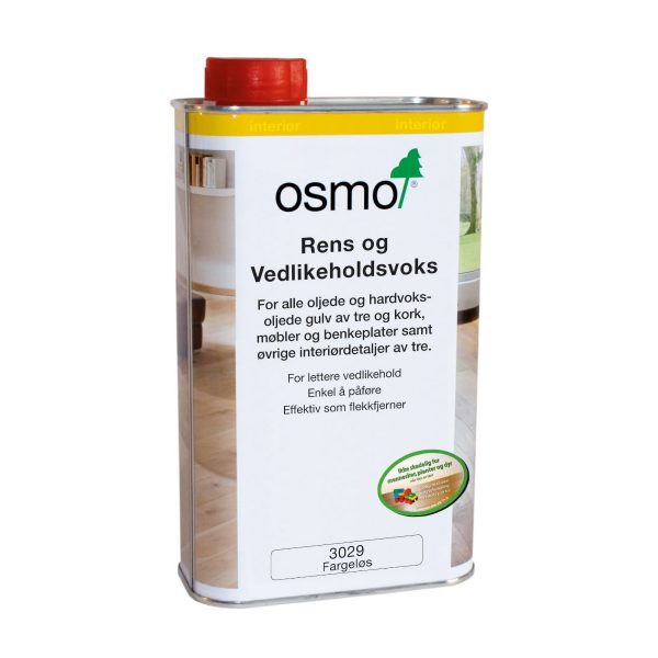 Osmo Rens og vedlikeholdsvoks 0,5 L - Klar