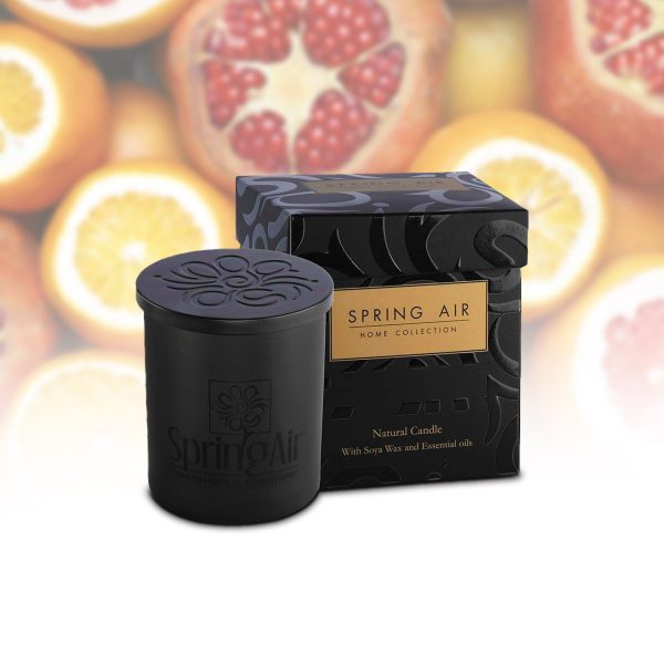 Spring Air® Luxury Soya Candles - Pomegranate Delight - 230ml Duftlys