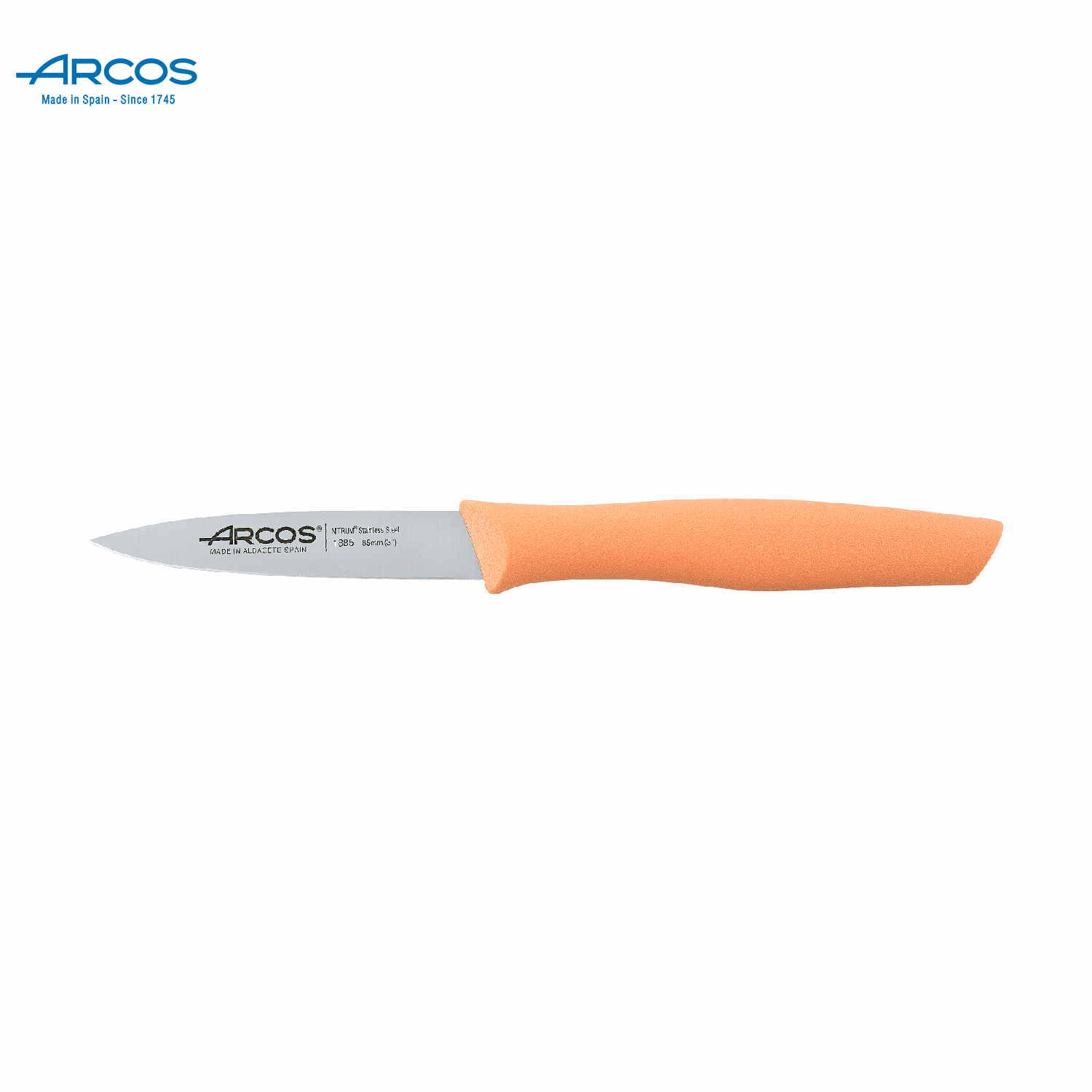 Pack Arcos Afilador manual con mango + Pack 4 cuchillos + Tijeras de Cocina  Rojas - Prayca Menaje