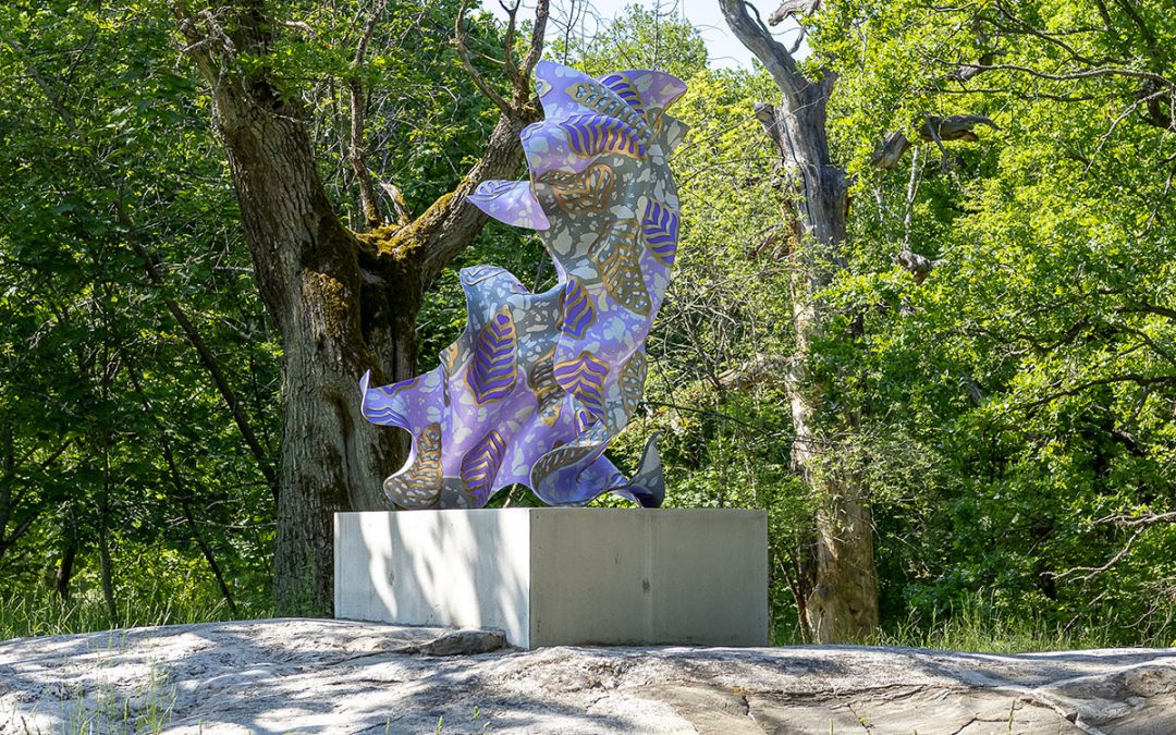 Wind Sculpture in Bronze I