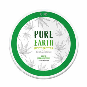 Pure Earth CBD Body Butter – 250mg Lime and Coconut