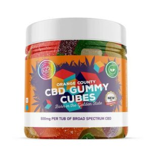 Orange County CBD Gummy Cubes
