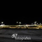 Aften med travlhed i Billund Lufthavn