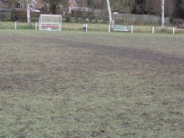 The pitch cut up badly during the Reserves game against Radnor Valley