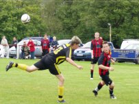 The Reserves defend against Talgarth Town