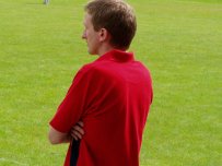 Presteigne St Andrews FC Tim Broome was pleased with his makeshift side's showing
