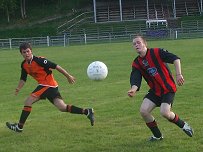 Tom Watkins in action against Builth Wednesdays