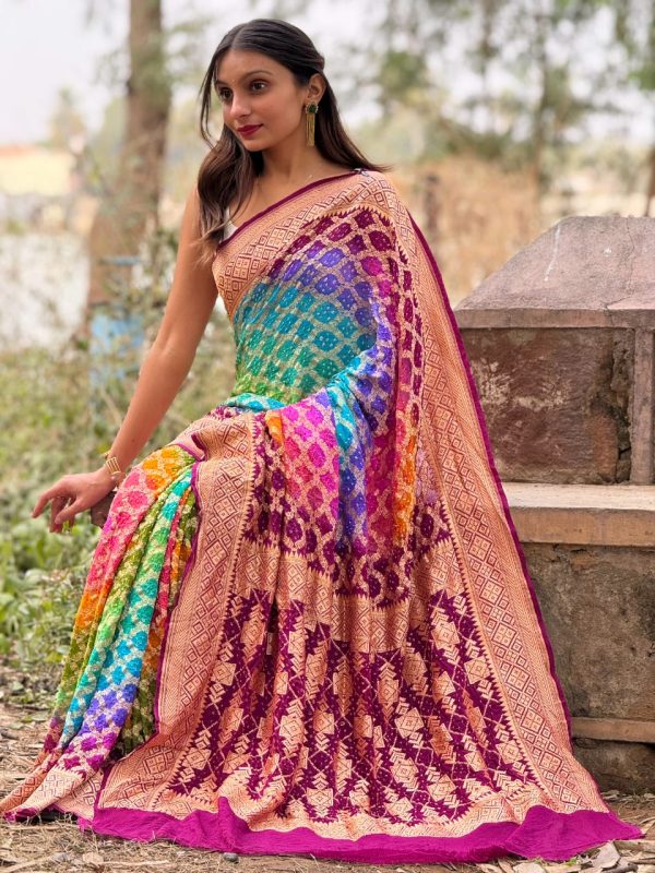 Pure Georgette Sari