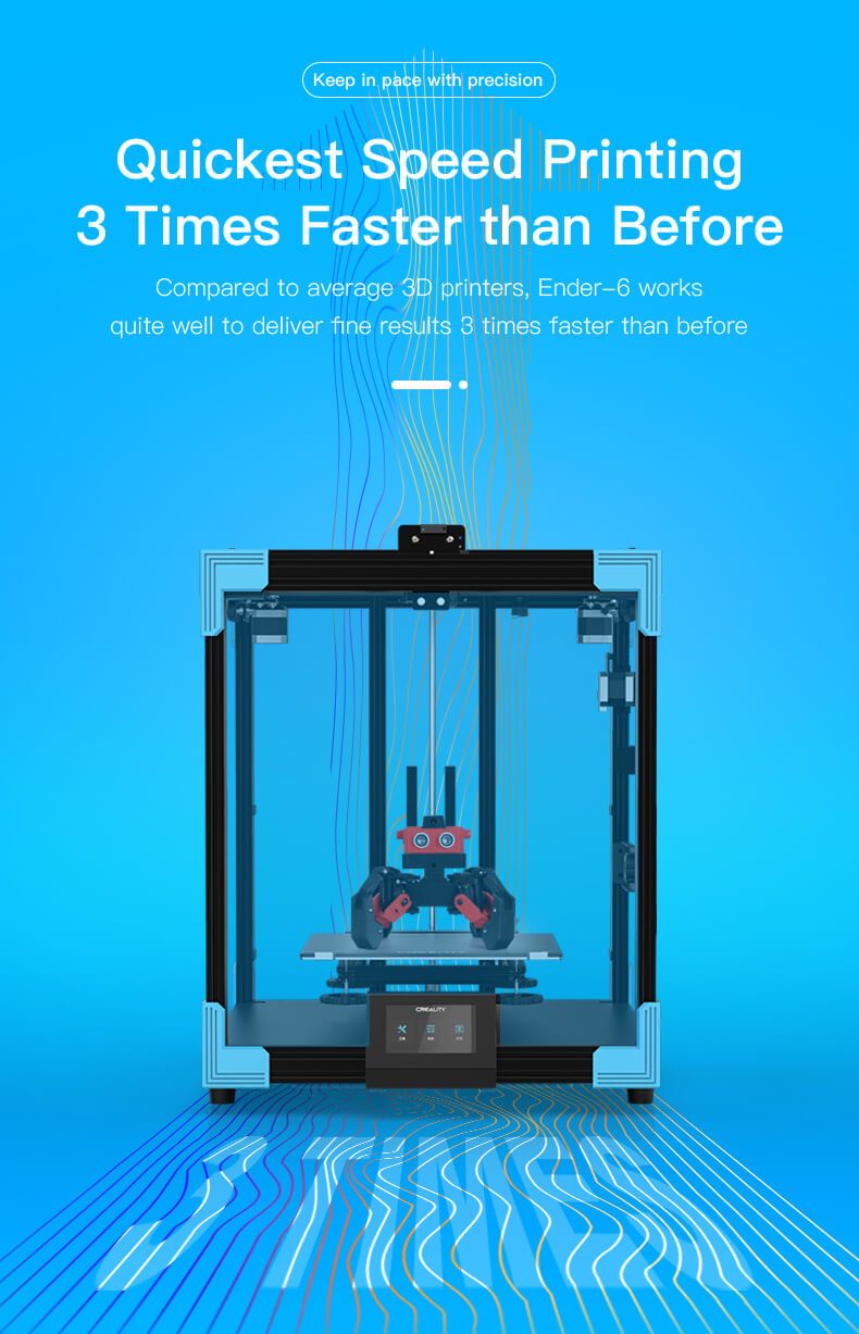 Hurtig Creality Ender-6 3D printer