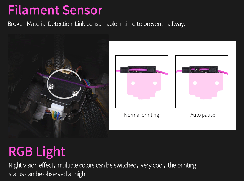 BIQU B1 filament sensor