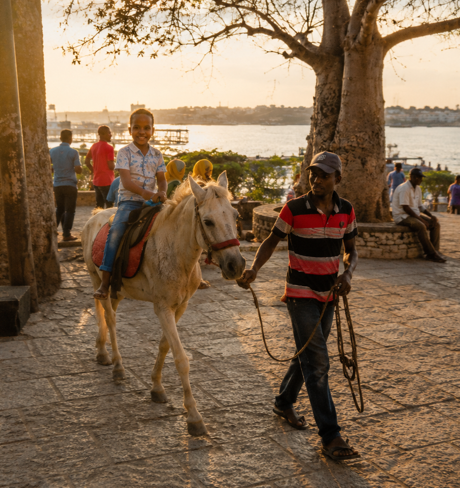 Horse riding
