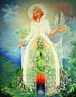 The Bride Sonja Bunes 1999 oil painting symbolism