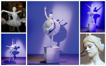 Ervaar betoverende elegantie met de Ballerina Levend Standbeeld act. Perfect voor ontvangst en thema-evenementen. Optioneel met live muziek. Boek nu!