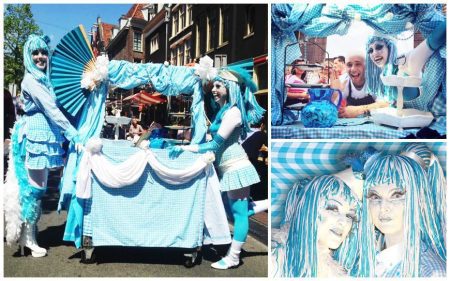 Geniet van de verwennerij met de IJsmeisjes - een smakelijk en ludiek duo dat jouw evenement verfrissend compleet maakt!