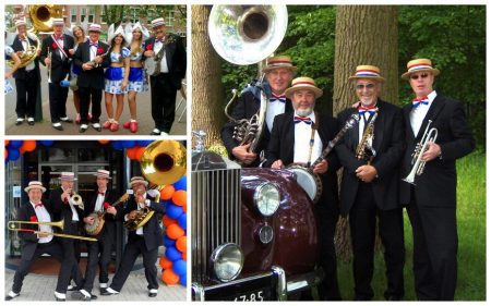 Boek het Hollands in Smoking Dixieland Looporkest voor een onvergetelijk evenement. Breed repertoire, flexibele bezetting. Swingend of ontspannen, het perfecte geluid voor uw feest!