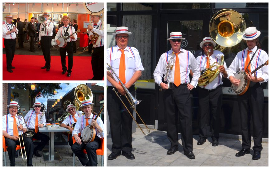 Boek het Hollands Dixieland Looporkest voor een onvergetelijk evenement. Breed repertoire, flexibele bezetting. Swingend of ontspannen, het perfecte geluid voor uw feest!