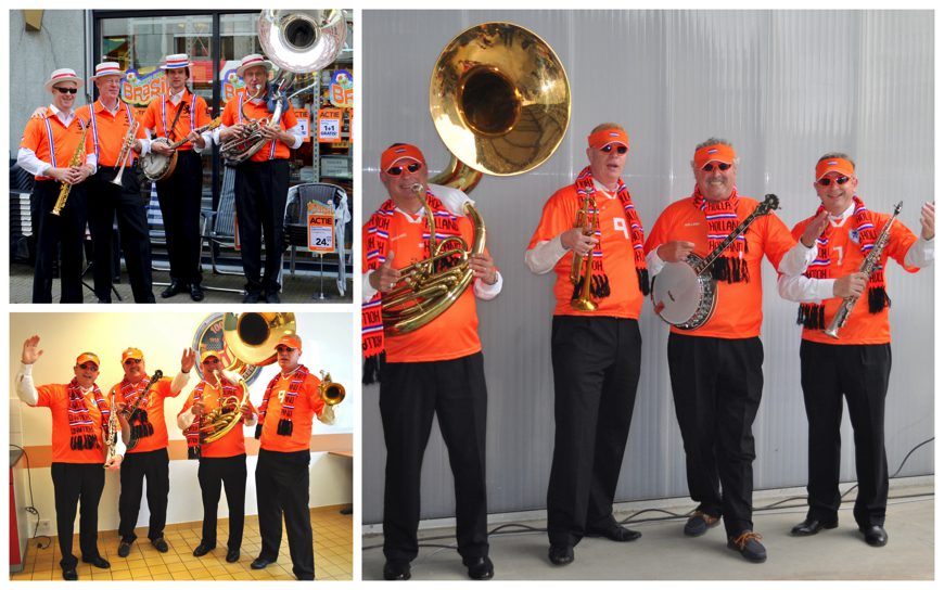 Boek het Oranje Dixieland Looporkest voor een onvergetelijk evenement. Breed repertoire, flexibele bezetting. Swingend of ontspannen, het perfecte geluid voor uw feest!