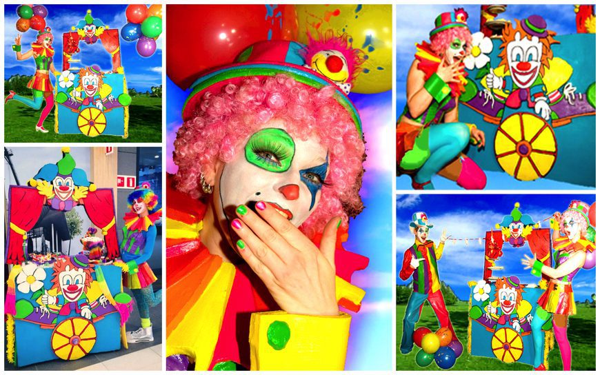 Kleurige Clowns