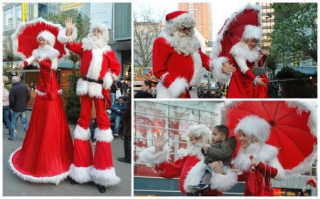 Boek de Reuze Kerstman & Kerstvrouw op Stelten voor betoverende kerstmomenten! Uniek entertainment met feestelijke uitstraling. Reserveer nu!