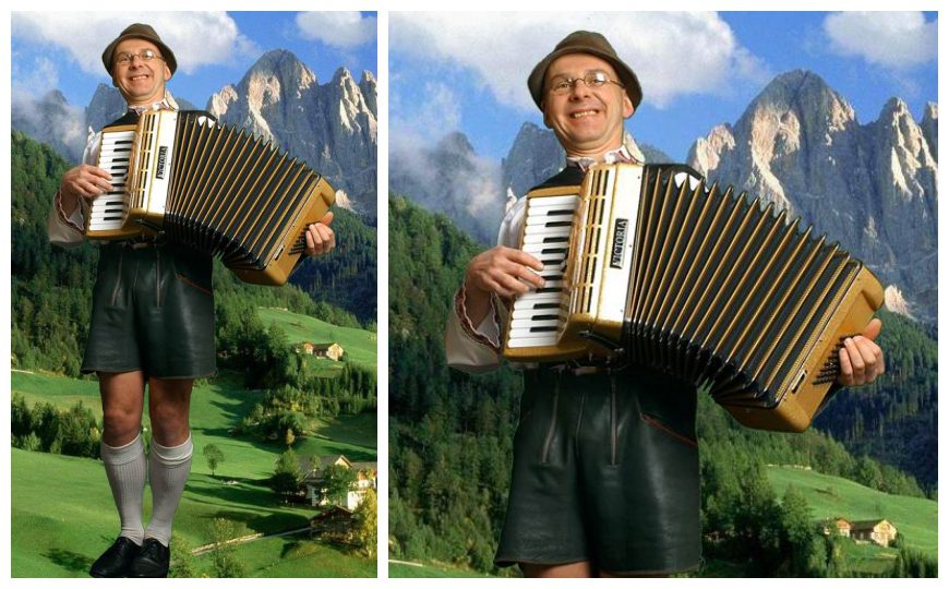 Ervaar de vrolijke Alpenklanken met Tiroler Hansel! Accordeon, Kufsteinlied, Edelweiss - breng de Tiroler sfeer naar jouw evenement. Boek nu! 🏔️🎶