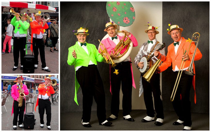 Dit Happy Colour Dixieland Orkest speelt een voor iedereen herkenbaar repertoire in dixie-stijl. Boek nu!