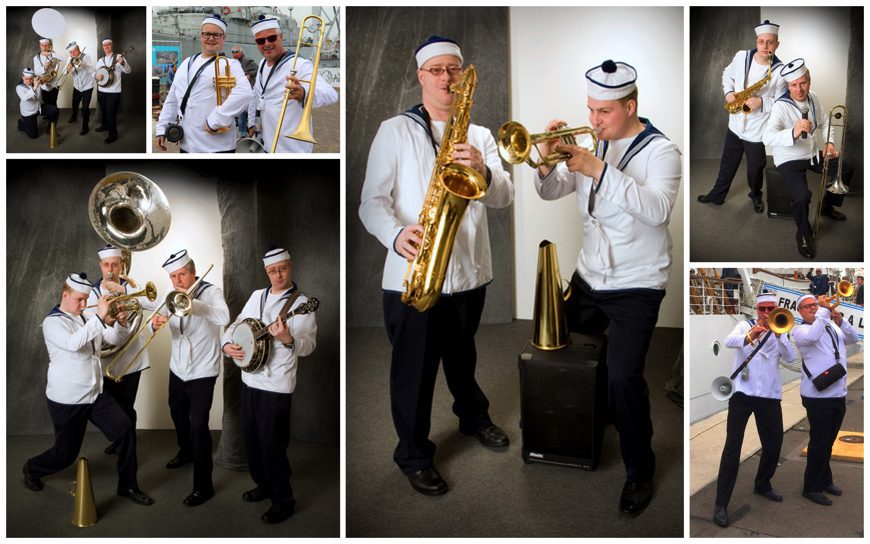 Dit Matrozen Dixieland Orkest speelt een voor iedereen herkenbaar repertoire in dixie-stijl. Boek nu!