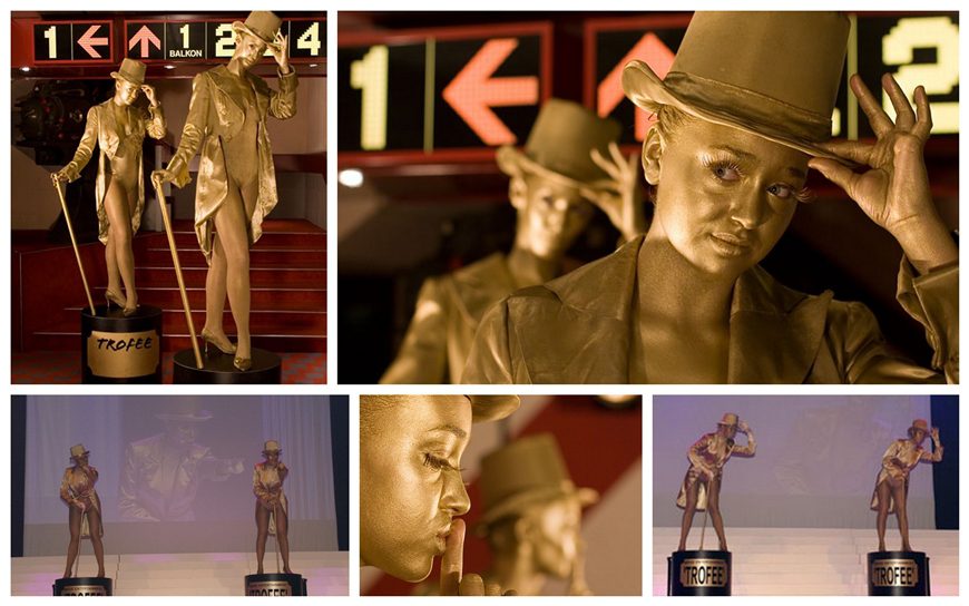 Gouden Trofee met Zang of Dans: Glitter, glamour, en betoverend entertainment voor uw evenement!