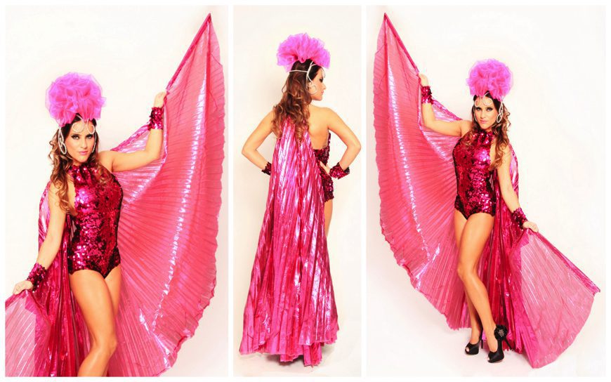 Verwelkom uw gasten met charme: "Pink Wing Girls" brengen warmte en flair naar uw event. Boek nu voor een onvergetelijke betovering!