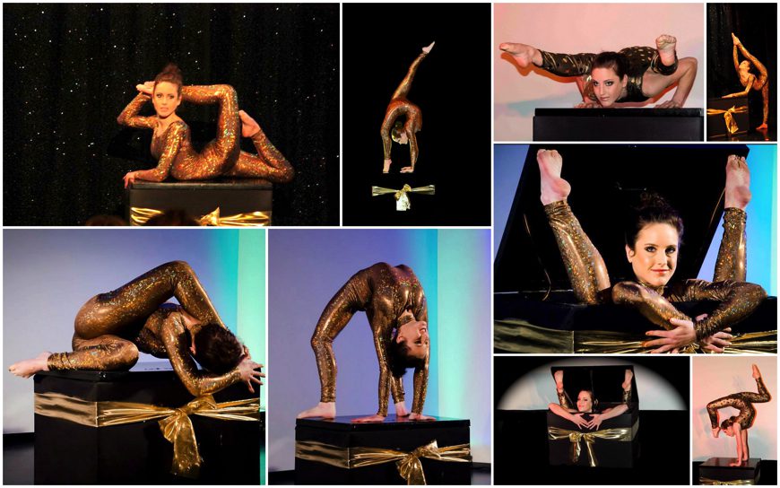 "Ontdek Out of The Box Acrobatiek: betoverende grondacrobatiek voor elk evenement! Boek nu voor een onvergetelijke show vol kracht en elegantie. 🎪🤸‍♀️