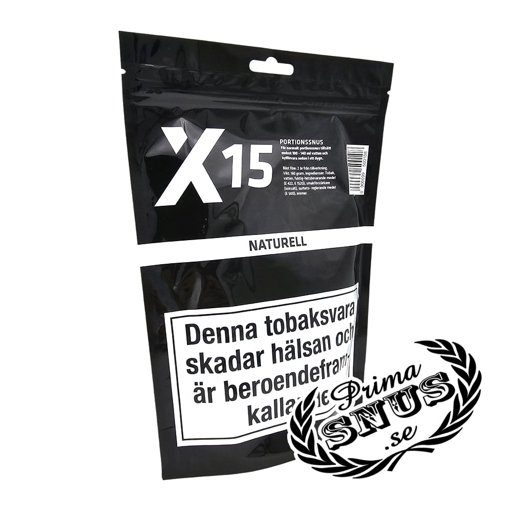 X-15 Portion Naturell 400 prillor X-15 Portion Naturell 400 prillor