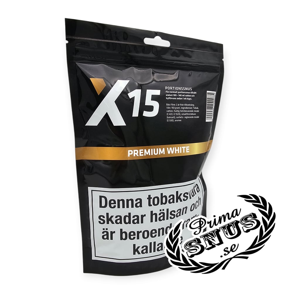 X-15 Premium Portion White 500 prillor