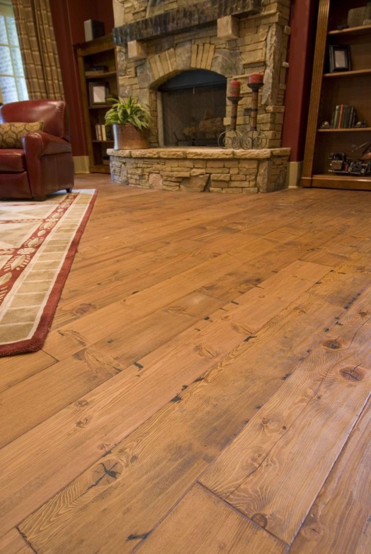 pine hardwood floor