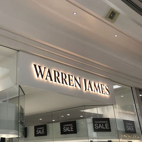 Warren james signage . signmaker
