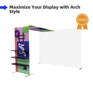 L Shaped Display Shelf & TV Rack