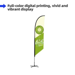 Advertising Flag-Angled