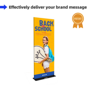 Fabric Banner Stand-Premium (Square Corners)