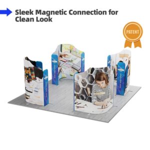 20x20ft Magnetic Modular Fabric Displays-B