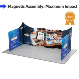 20x10ft Magnetic Modular Fabric Displays-B
