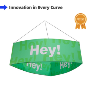 Curved Triangle Hanging Sign