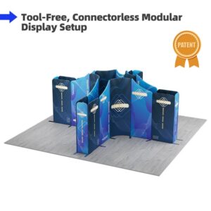 16.4x16.4ft Magnetic Modular Fabric Displays-A