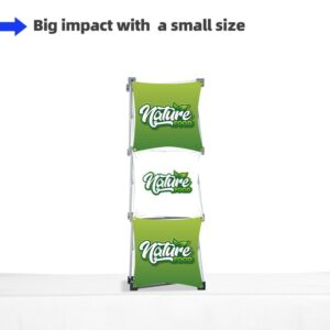 1x3 Grid Table Top Pop Up Display