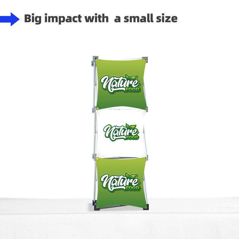 1x3 Grid Table Top Pop Up Display