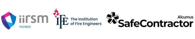 iirsm instituteion of fire engineers and safecontractor logos