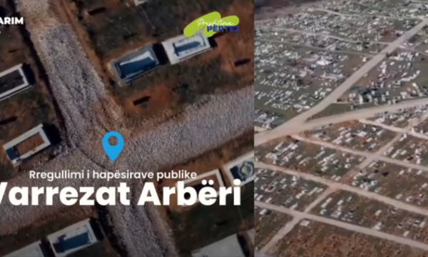 Përparim Rama publikon pamje nga rregullimi i hapësirave publike tek varrezat në Arbëri