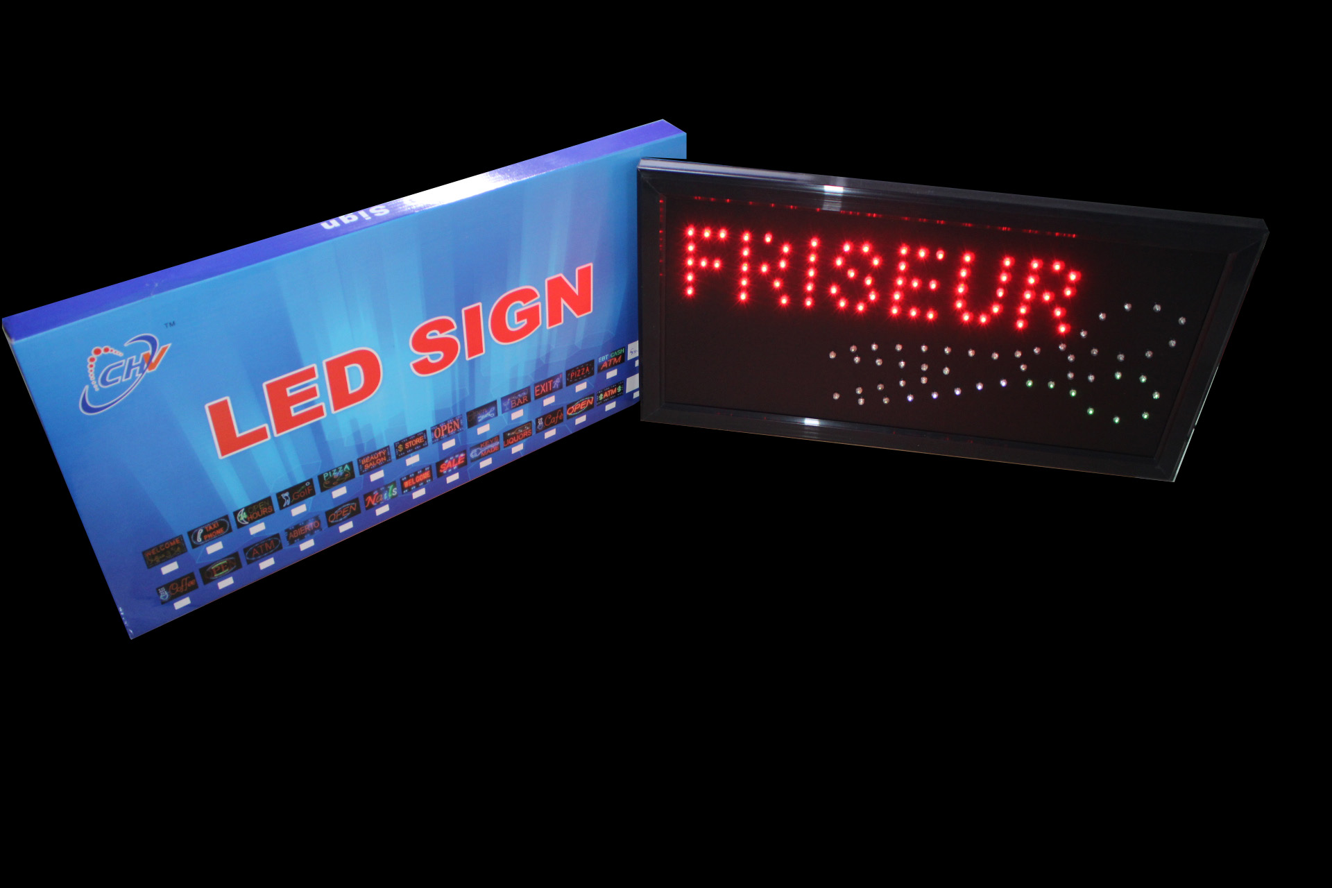 LED Leuchtschild Modell : Friseur – prizmatech.de