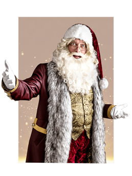 Pro-fun entertainment Kerstman voor bedrijfsfeesten en straatanimatie voor België en Nederland