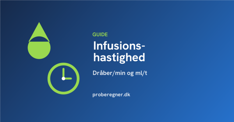 infusionshastighed